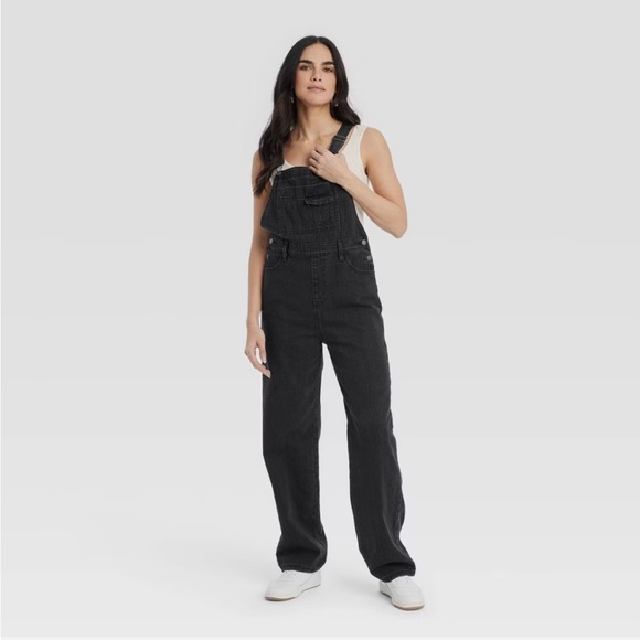 90's Baggy Jumpsuit Overalls - Universal Thread - Black, 00 - Picture 1 of 3